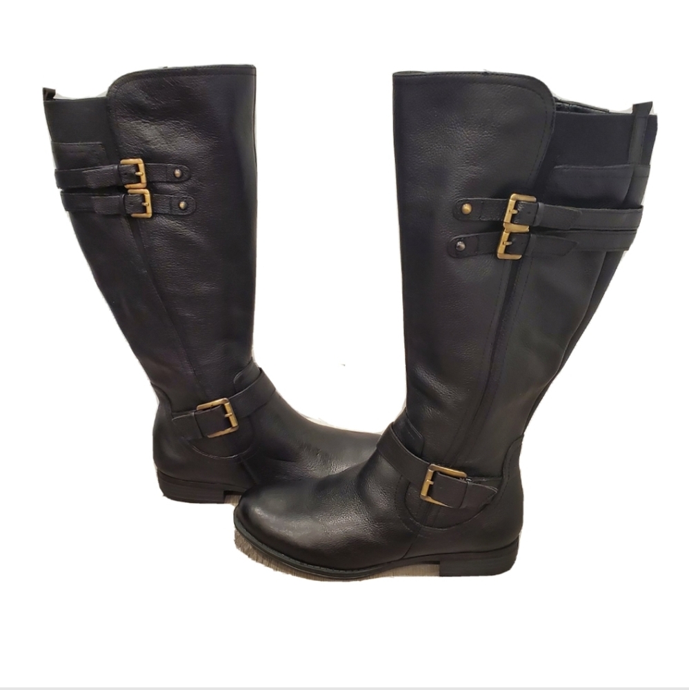 NEW Naturalizer Jessie Knee High Black Riding Boot